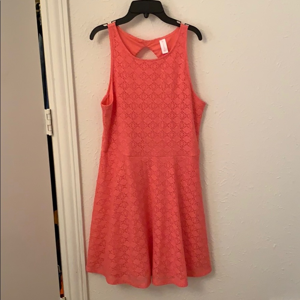 Coral dress